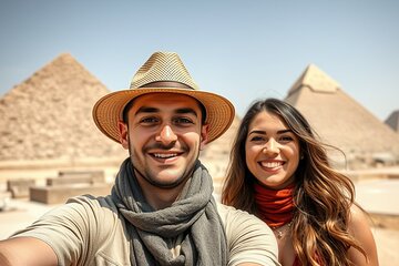 cairo-by-bus-full-day-pyramids-museum-lunch-sharm-elsheikh tour image 1